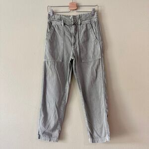 AMO Women's Paperbag Pants in Sage Green Size XS